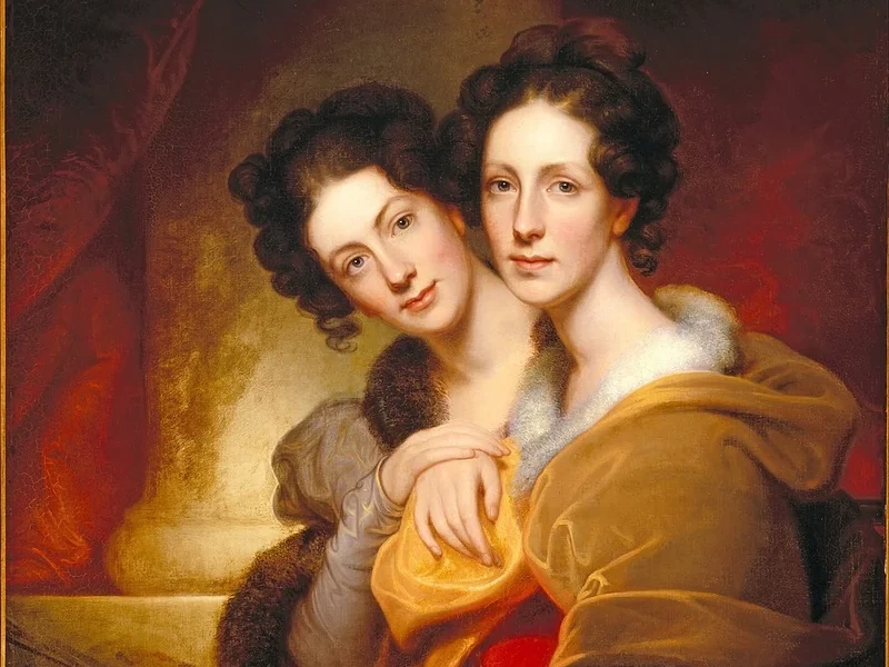 1778-Rembrandt Peale - Le sorelle (Eleanor e Rosalba Peale) - Brooklyn Museum, New York